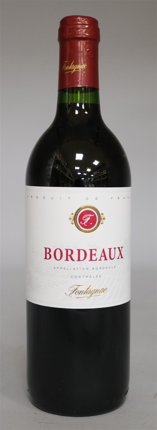 Six bottles of Fontagnac red Bordeaux wine